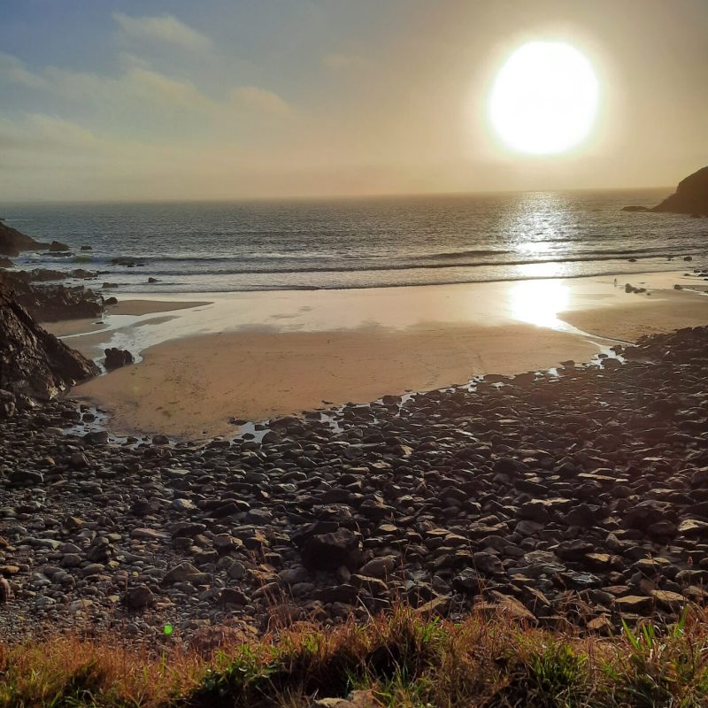 walk the path caerfai beach